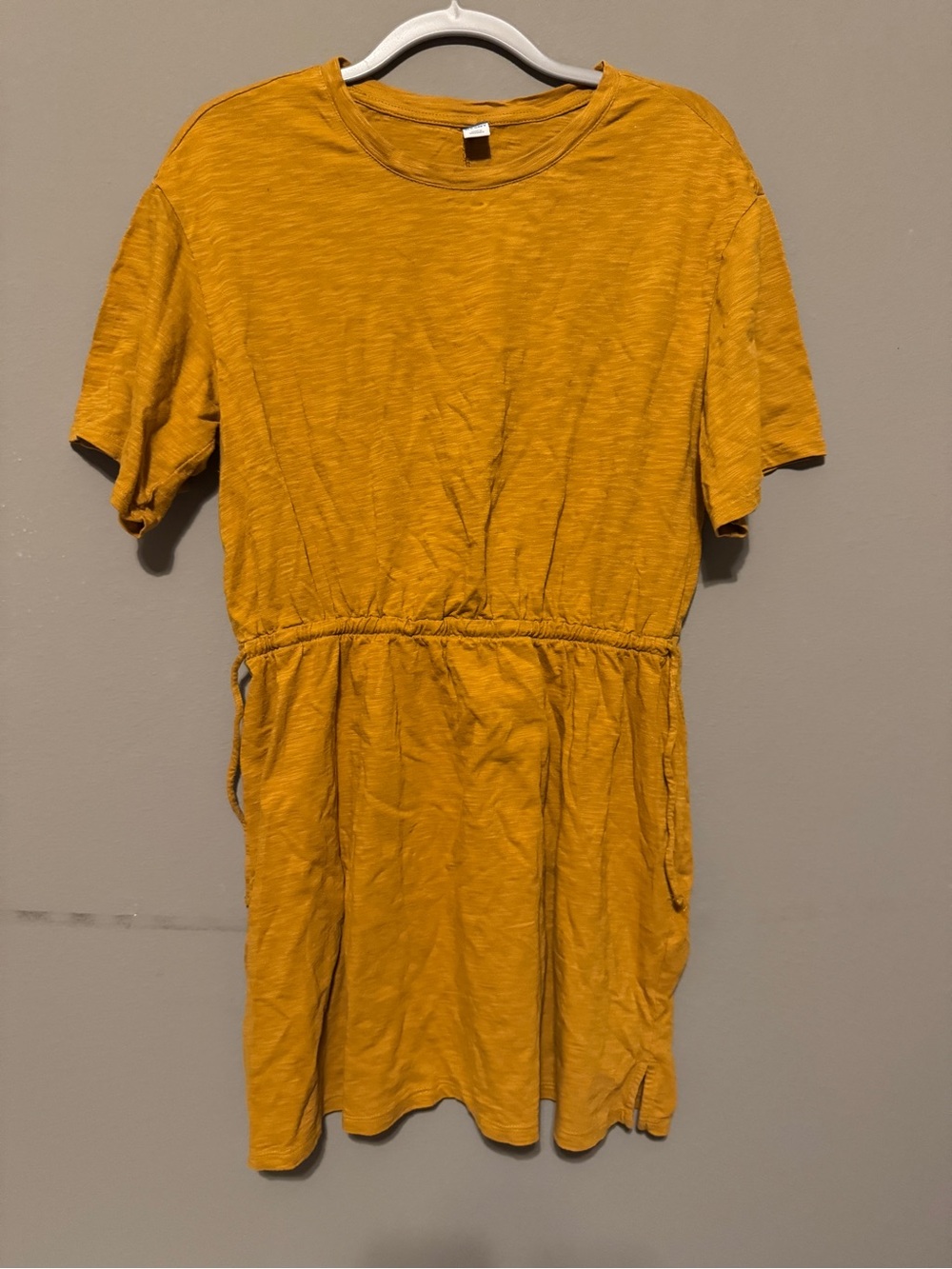 Old Navy Mustard Yellow Crewneck Tee